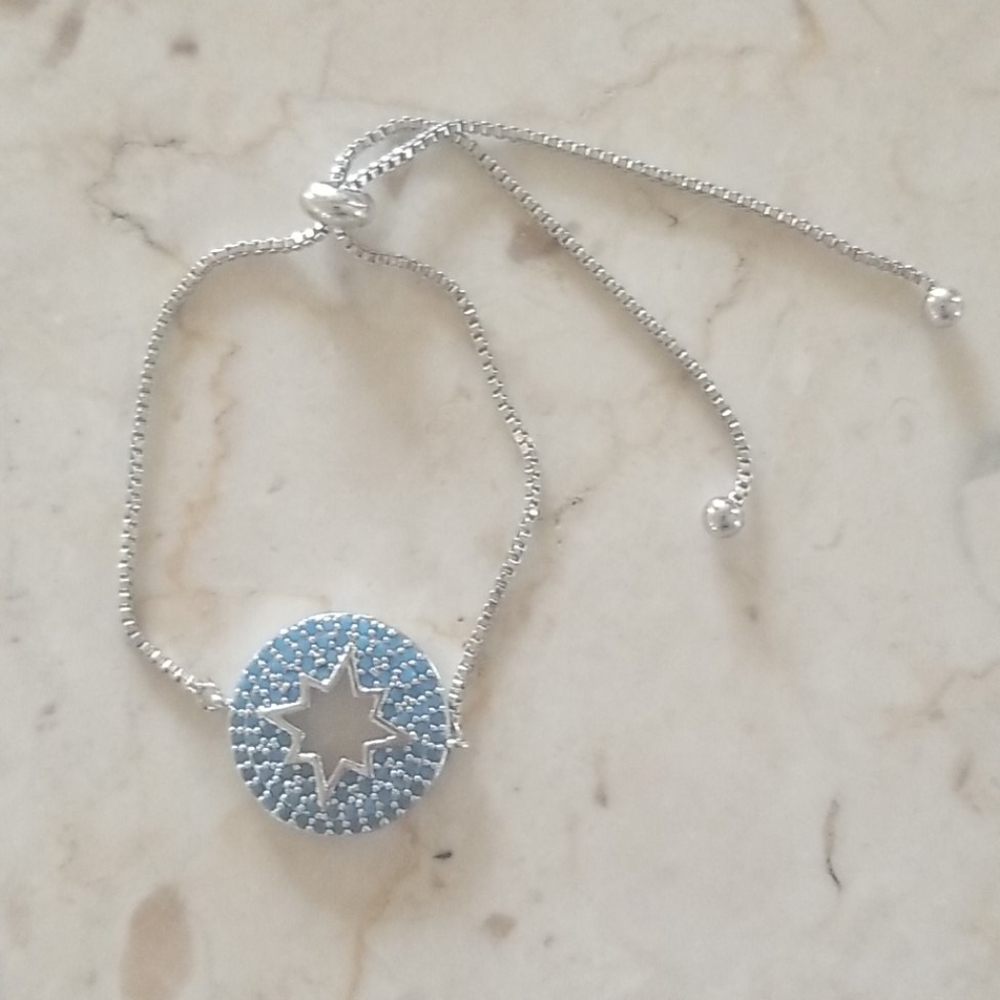 Blue Compass Rose bracelet
